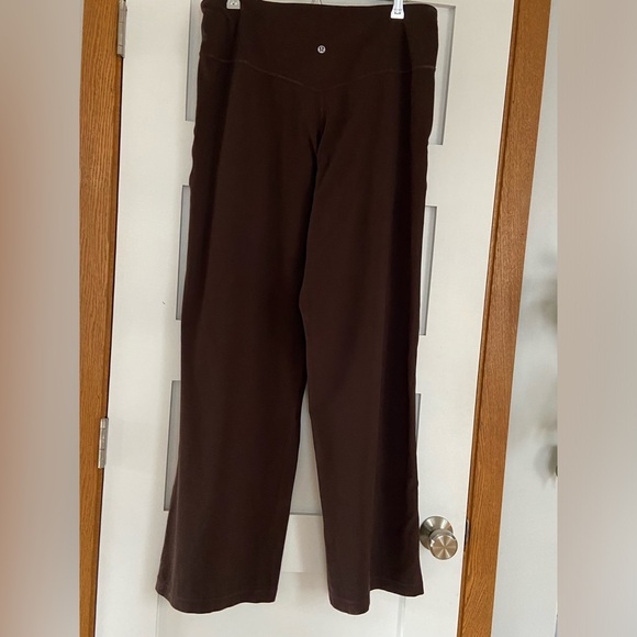 lululemon Align™ Hi Rise Wide-Leg Pant - Espresso, Size 14 - Picture 4 of 6